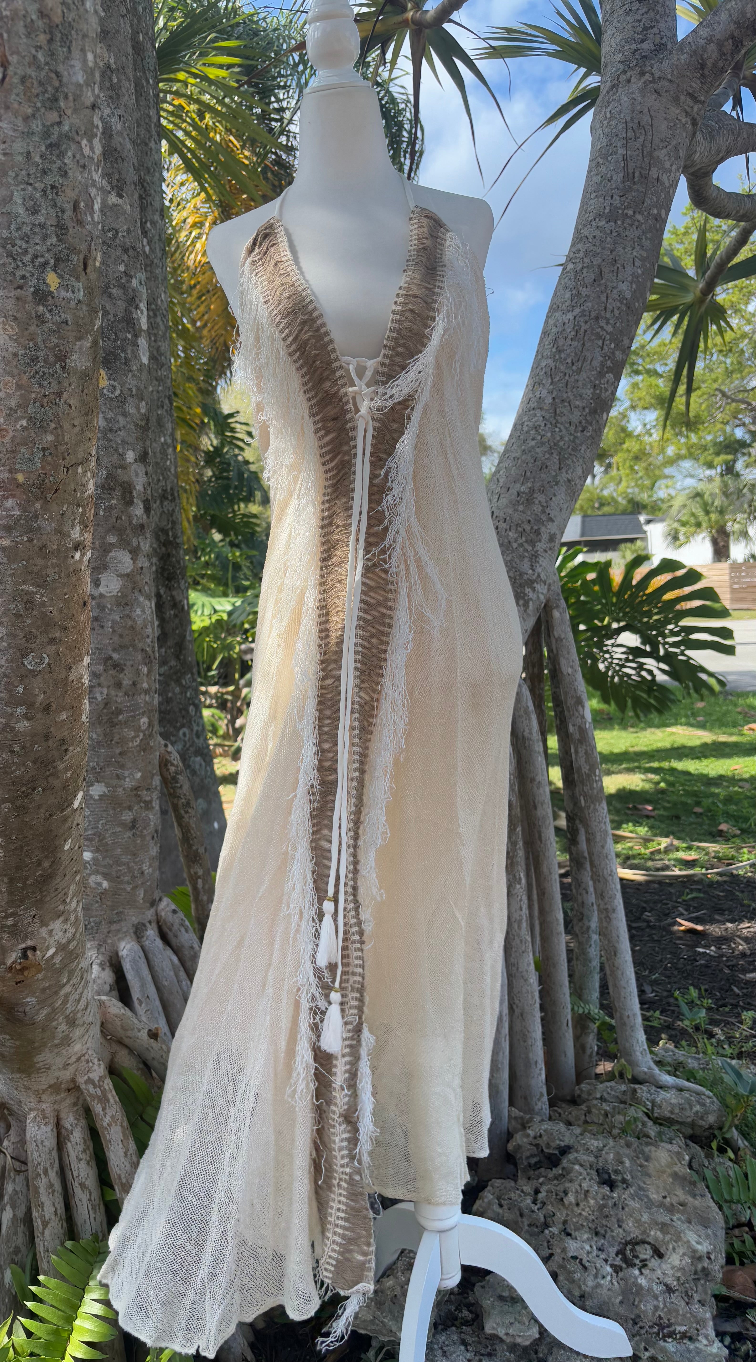Tulum Cream Maxi
