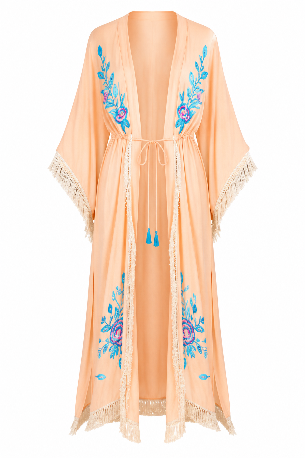 Peach Tea Fringe Duster