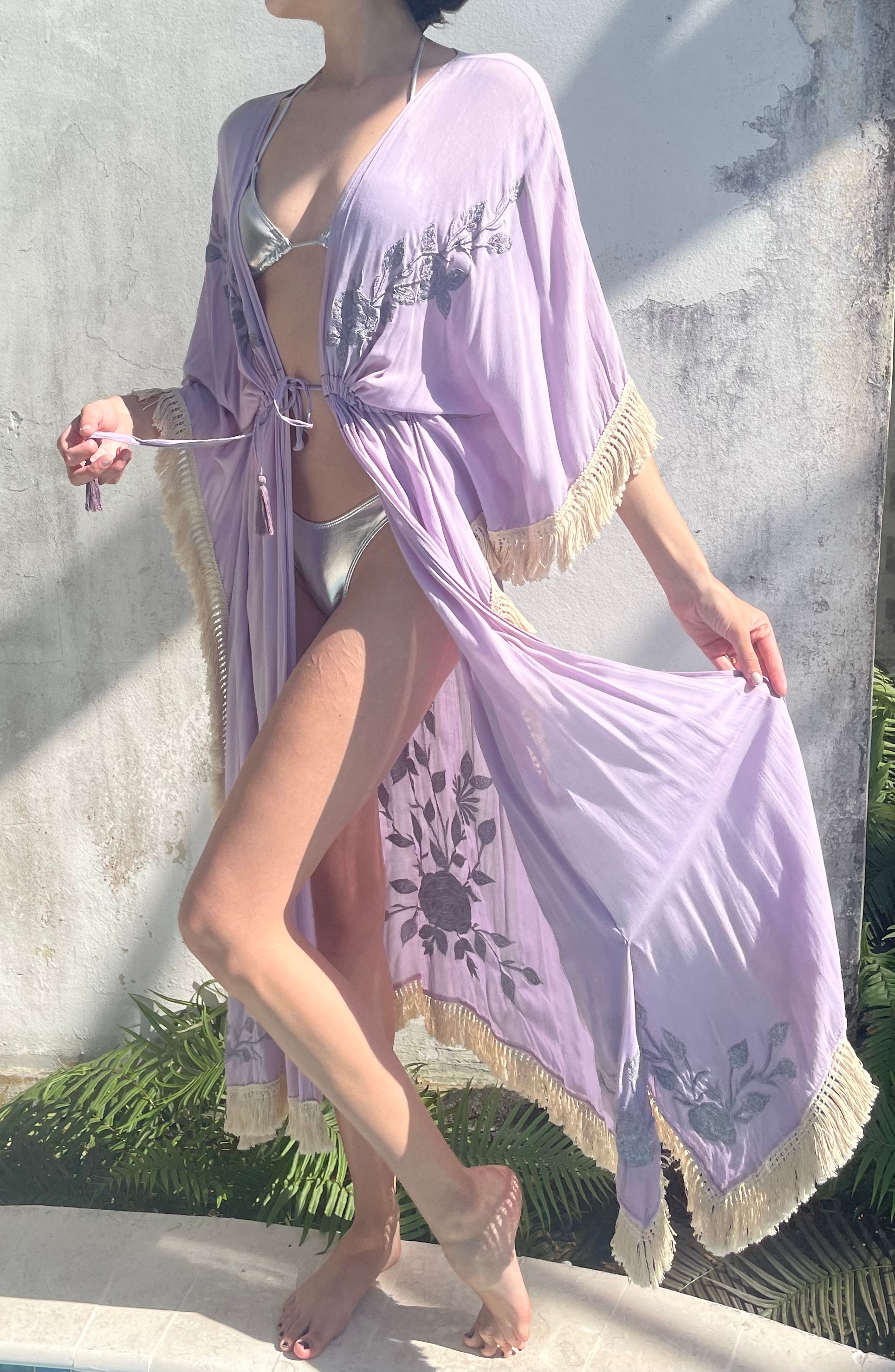 Dusty Lilac Duster
