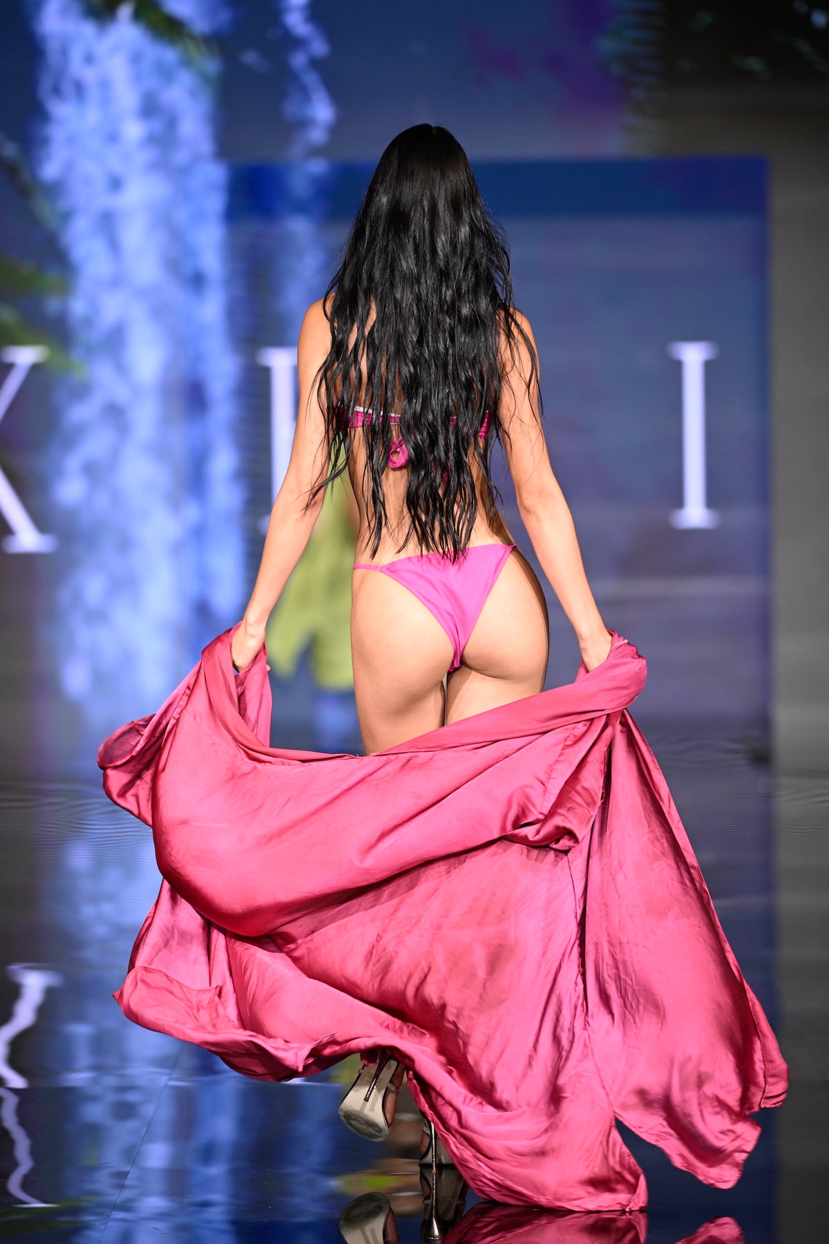FuchsiaLUXE Kimono