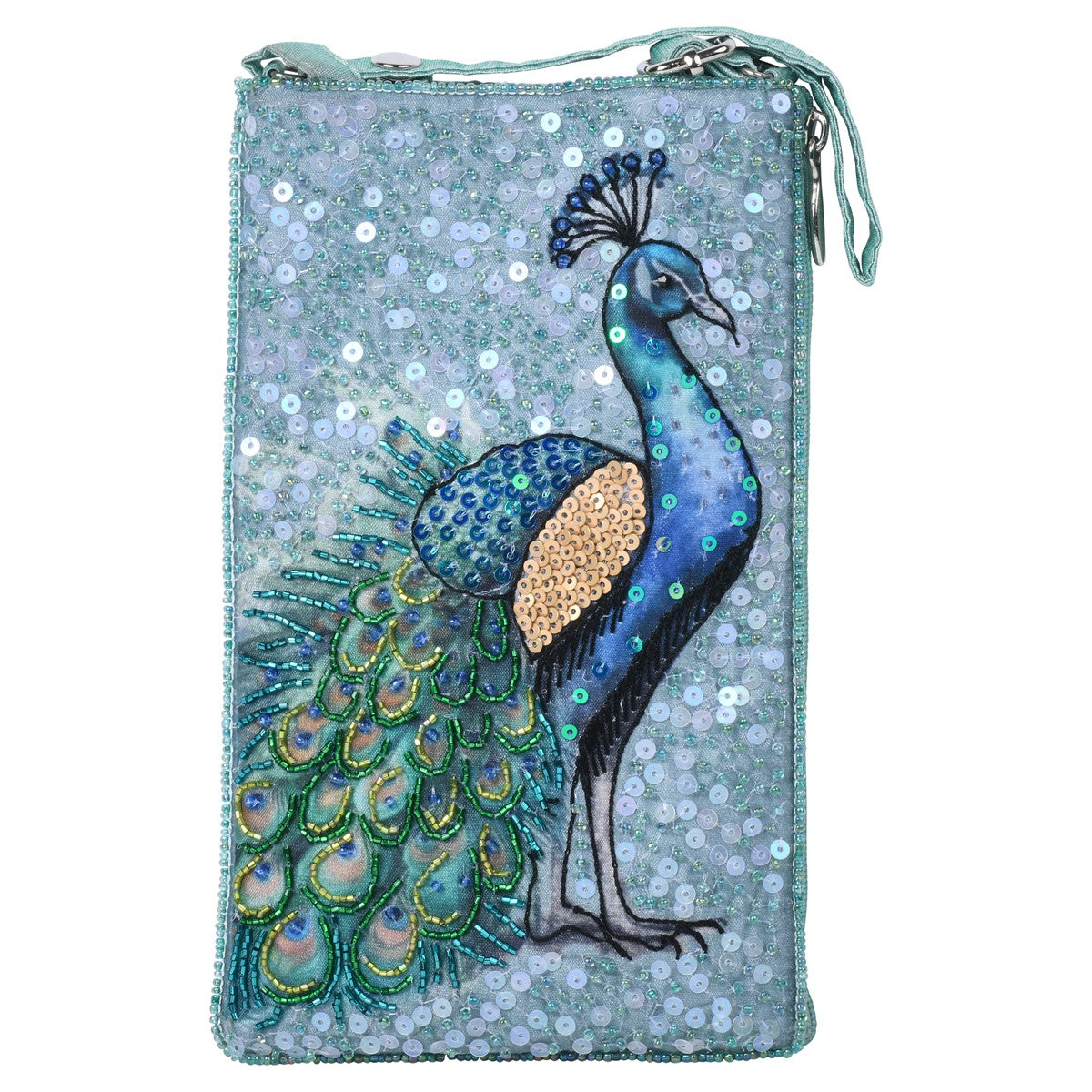 Shimmery Peacock Party Bag