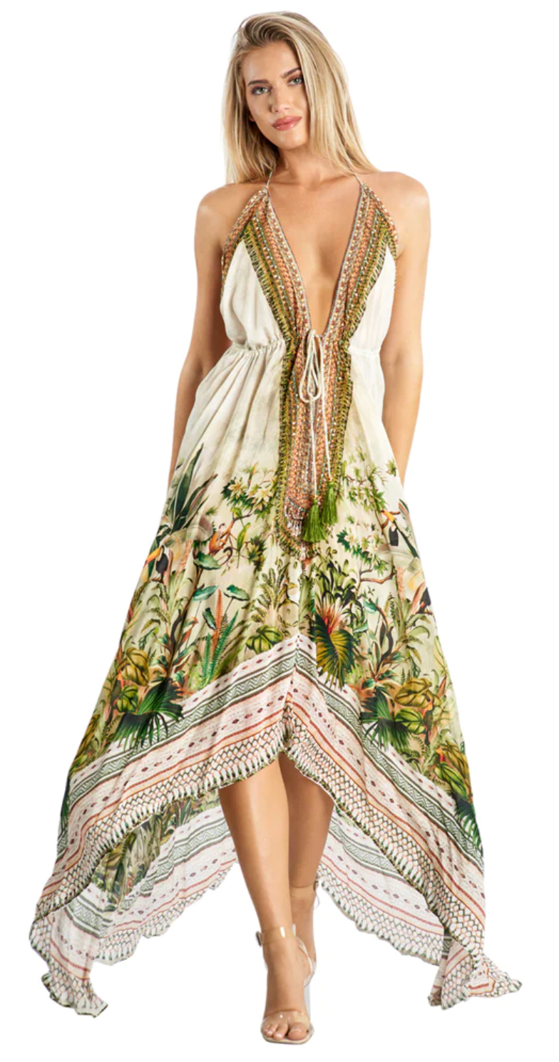 Jungle Love Halter Dress