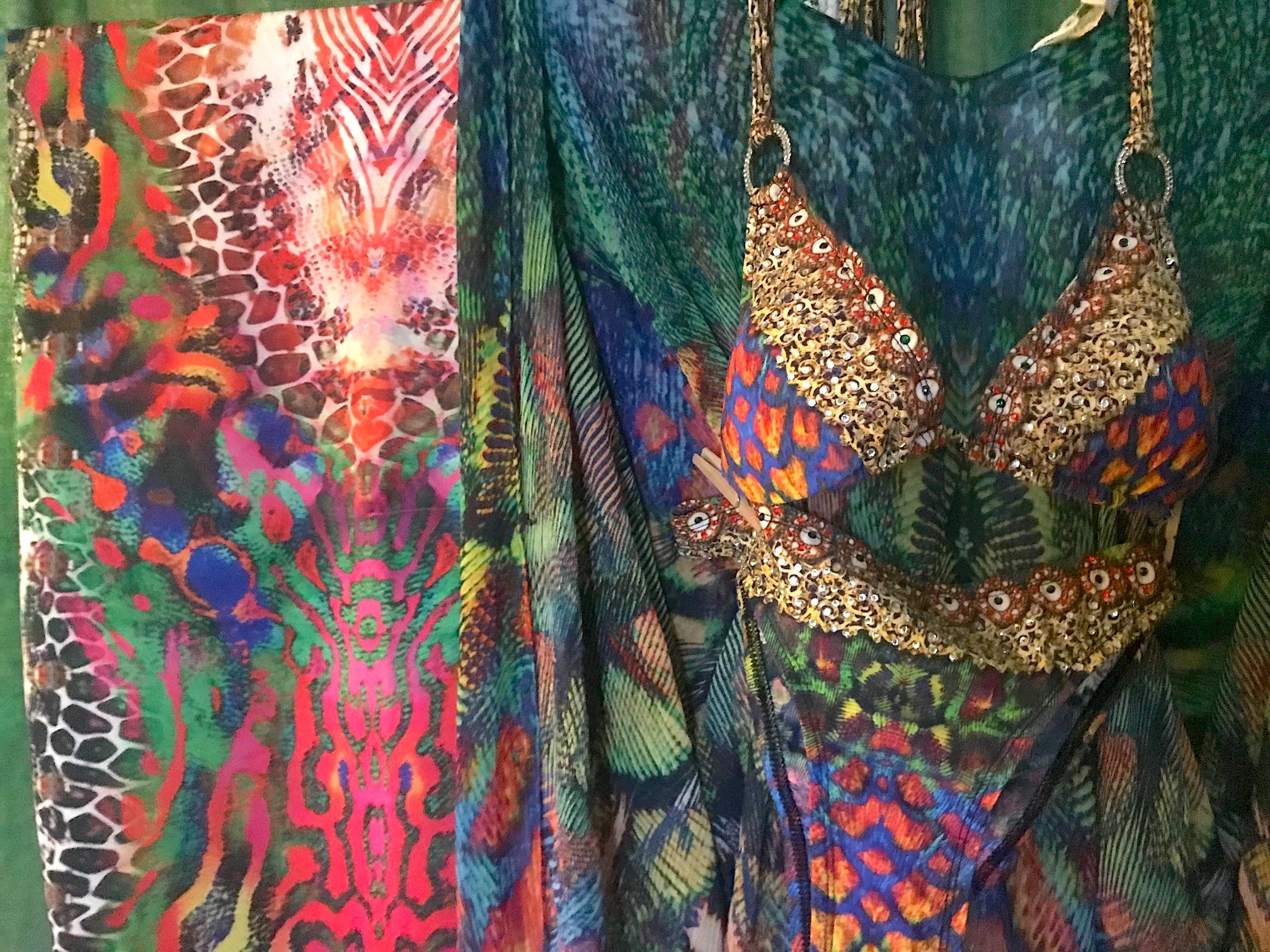 Tanzania Embellished Bikini and Maxi Kimono - www.LUXEISLE.com