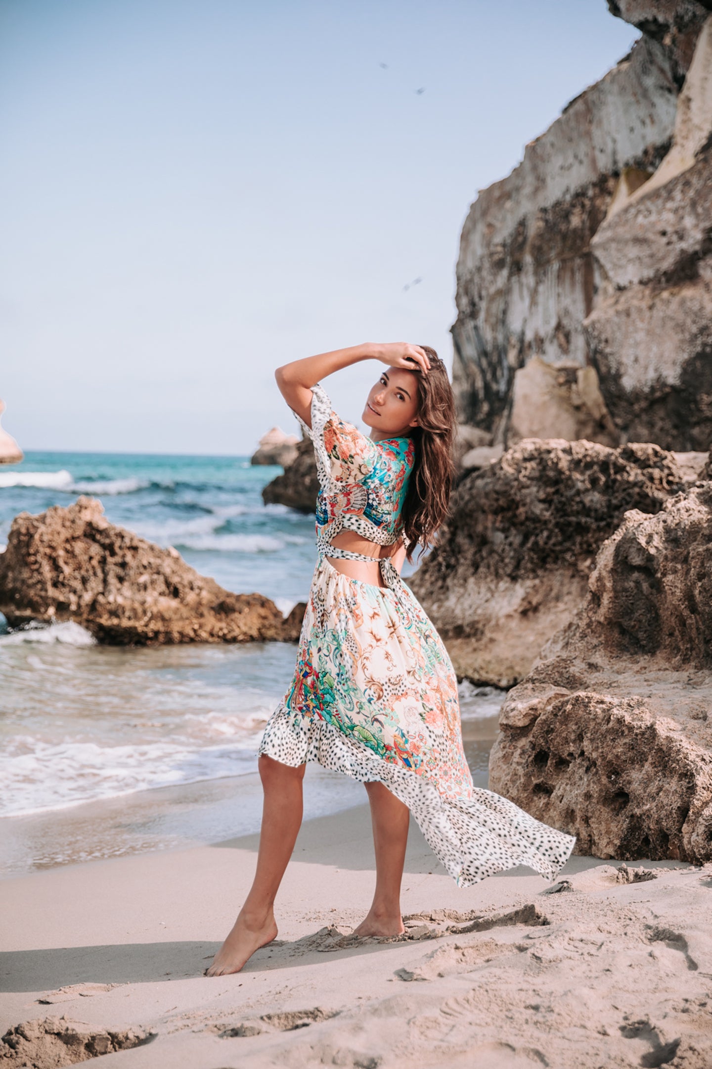 midi dress, pretty dress, animal print, flowy dress, date night dress,