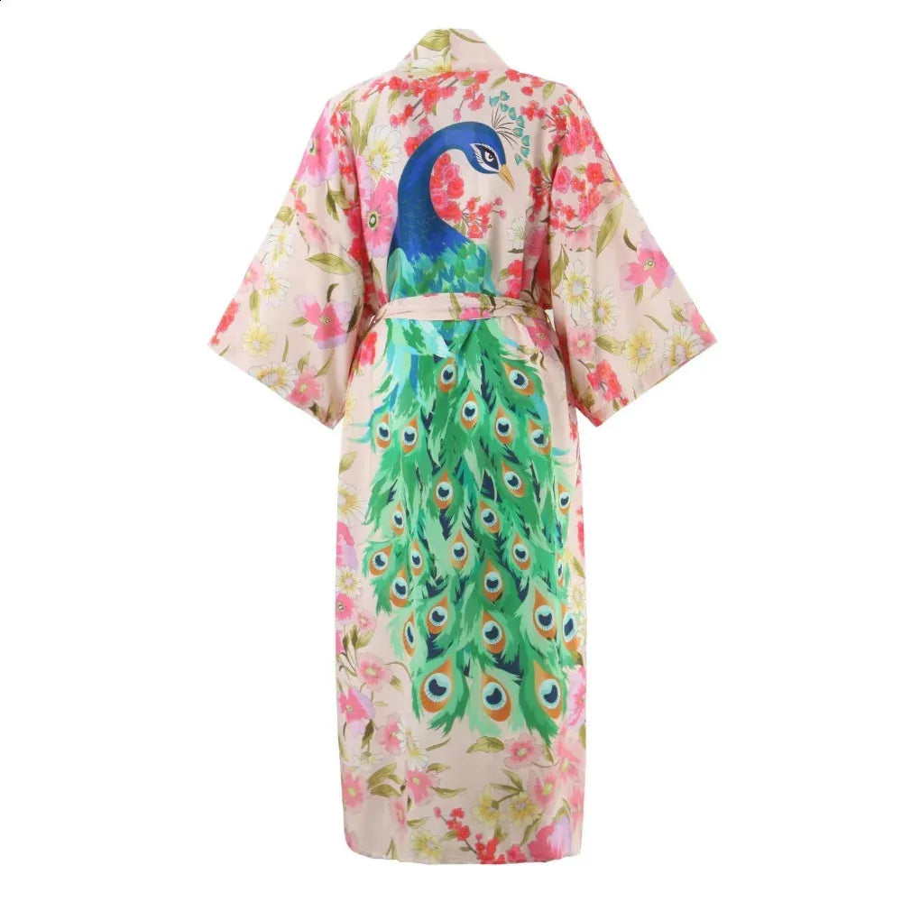 Peacock Garden Kimono