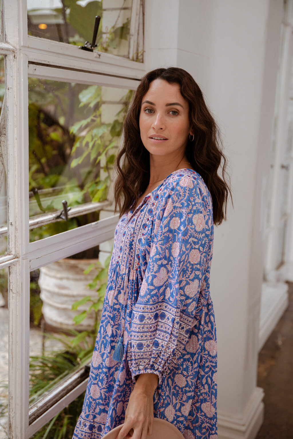 Indigo Desert Paisley Shift
