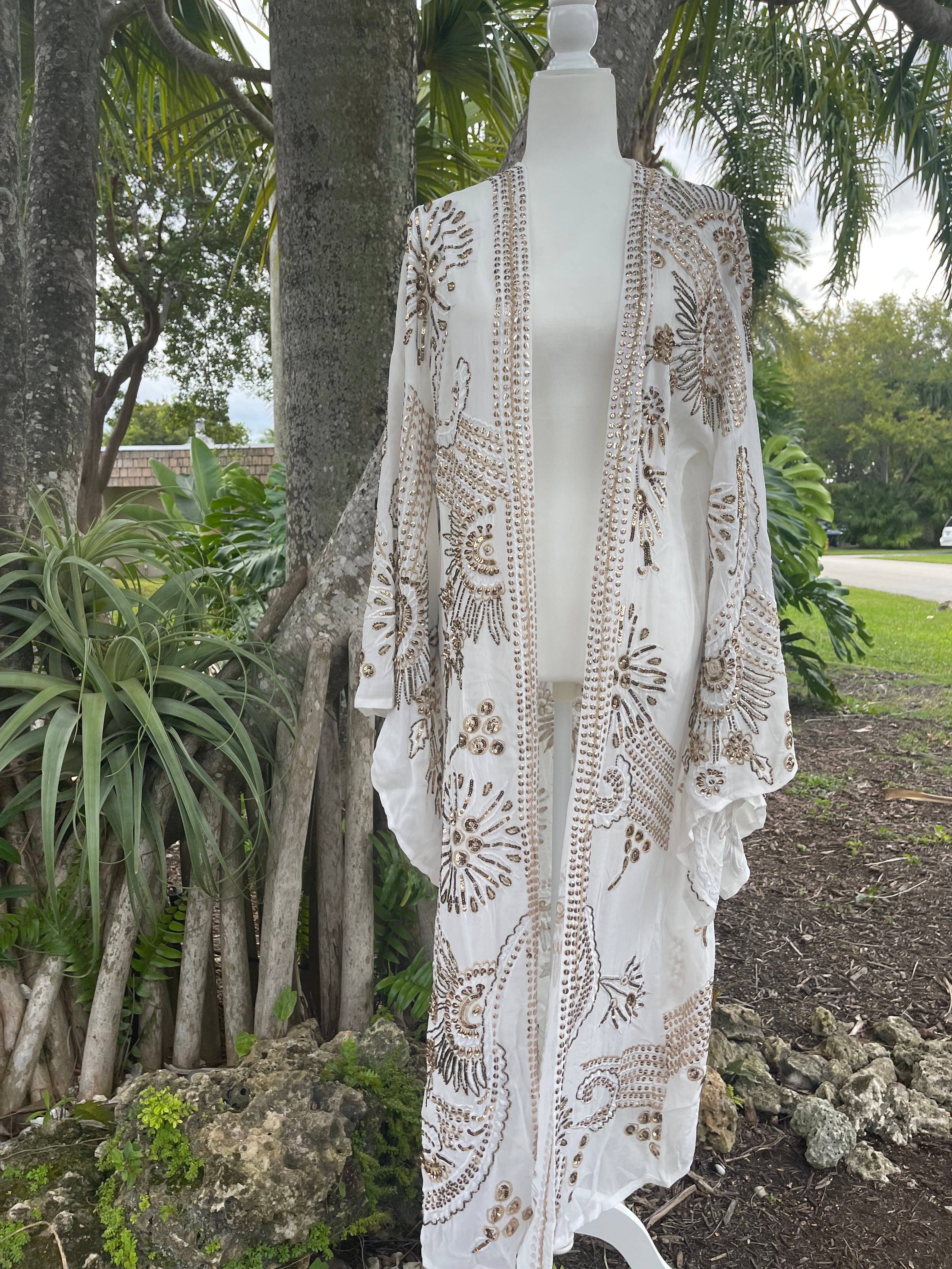 Nefertiti Robe - Ivory