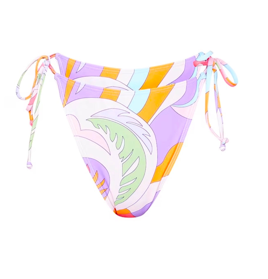 PUCCI swimwear ビキニ PUCCI Printed bandeau bikini top | NET-A-PORTER