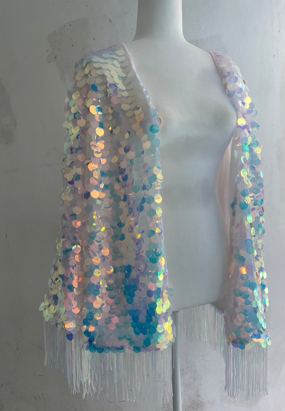 Mermaid Sequin Fringe Jacket