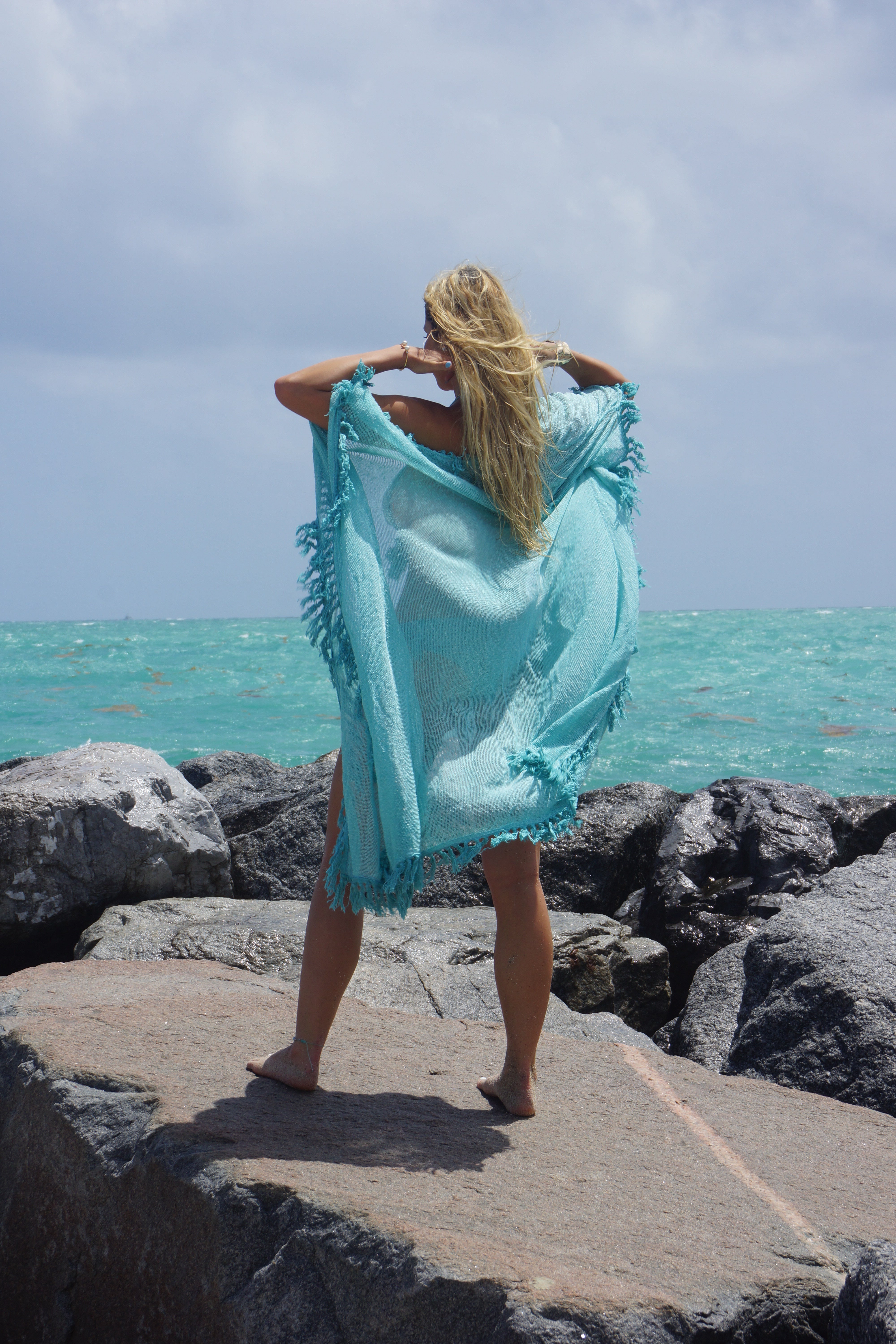 Tulum Teal Robe