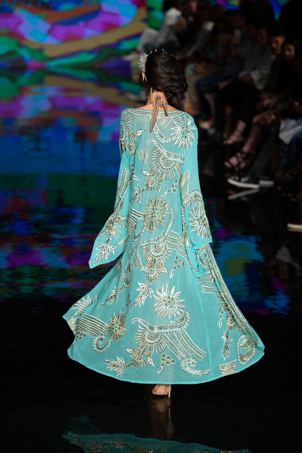 Nefertiti Robe - Turquoise – www.LUXEISLE.com