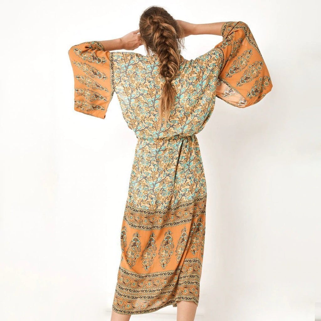 Orange Blossom Kimono