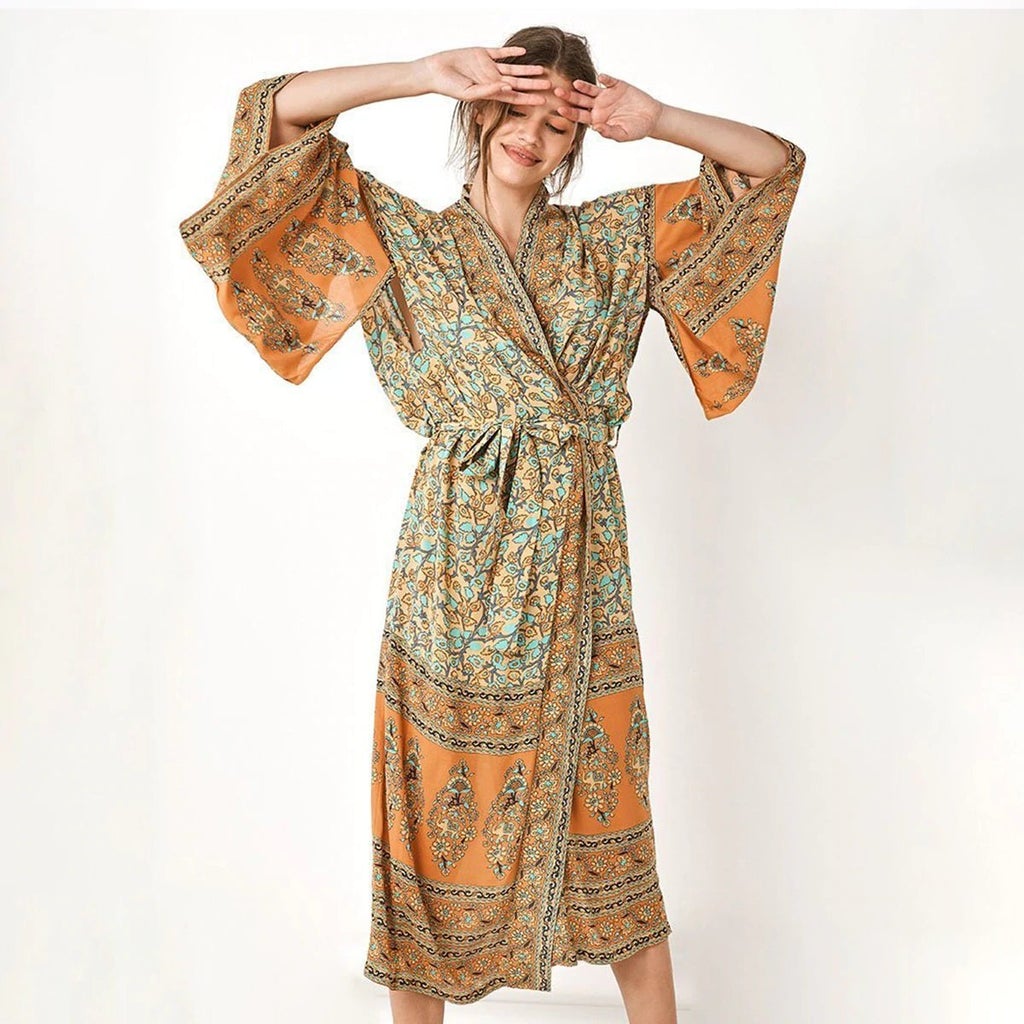 Orange Blossom Kimono