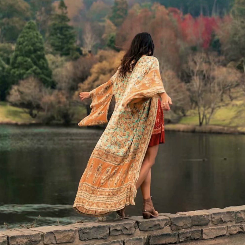 Orange Blossom Kimono